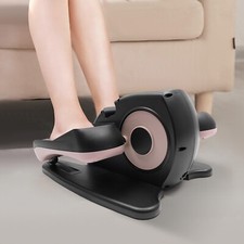 Under Desk Elliptical Machine Leg Foot Pedal Exerciser Trainer LCD Monitor