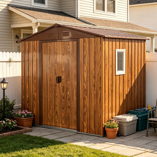6x6 metal tool storage - tool, shed