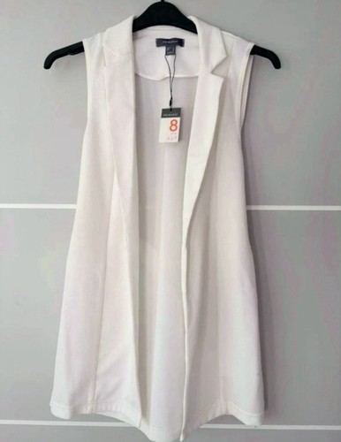 White summer sleeveless - white,
