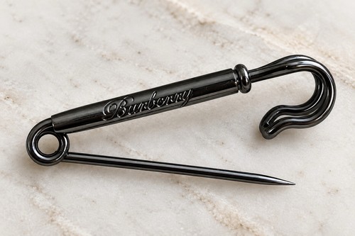 Burberry gunmetal safety - safety, pin