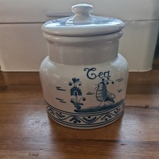 Vintage Ceramic Tea Caddy Made