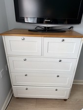 Next Malvern Chest of Drawers and Bedside Cabinet In White
