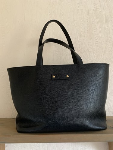 Bennet black leather tote - lk,