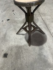 Vintage Industrial Evertaut Factory Machinist Engineers Stool Green