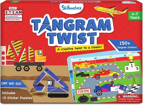 Skillmatics tangram twist - skillmatics,