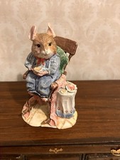 Dolls House? Miniature Painted Pewter Enesco Brambly Hedge Mr Apple