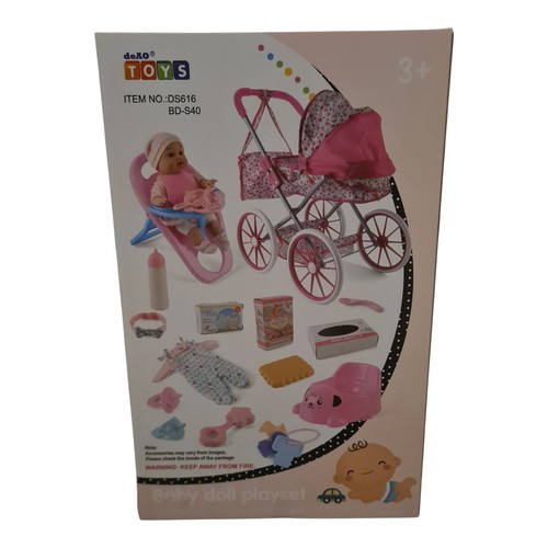Baby doll pram set - baby,
