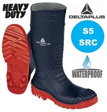 MENS SAFETY WELLINGTONS WORK STEEL TOE CAP WATERPROOF BOOTS WELLIES YARD MUCK S5