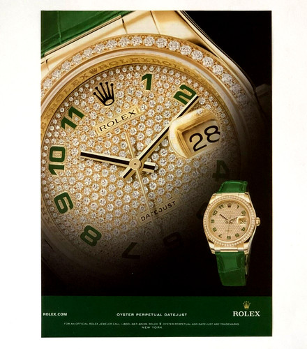 2008 rolex watch advertisement - rolex,