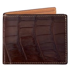 Men's Crocodile Brown Leather