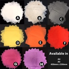 Handmade Mulberry Tissue Paper A4 A5 and large sheets gift florist coconut fibre