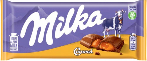 Milka caramel alpine - caramel,