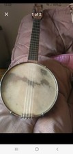 Vintage Ukulele Banjo with Case,  Over 50 Plus Years Old.