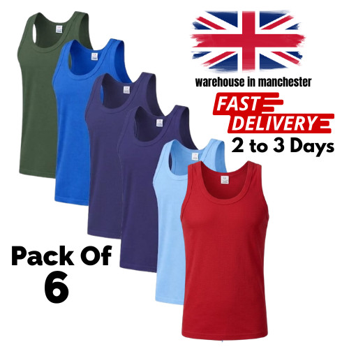Men vest tops 100 cotton - tops,