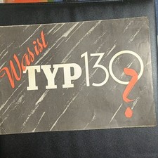 Original brochure Mercedes Benz Type 130 car vintage N24