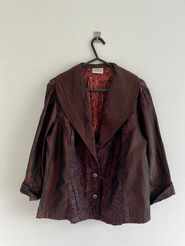 Vintage jorli taffeta brocade - jorli,
