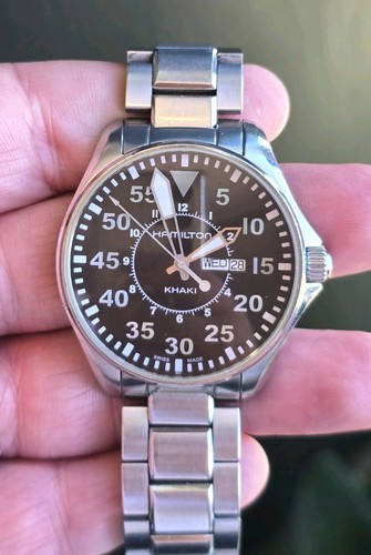 Hamilton khaki aviation pilot - hamilton,