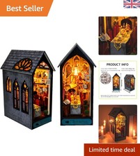 LED-Enhanced 3D DIY Book Nook
