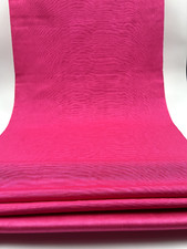 Pink Silk Moire Fabric, Silk