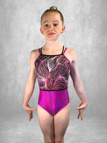 Pink leisurewear flow leotard - leisurewear,