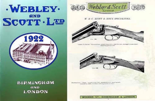 Webley scott 1922 shotgun - scott,