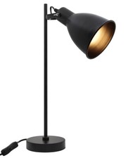 Vintage metal table lamp retro - table,