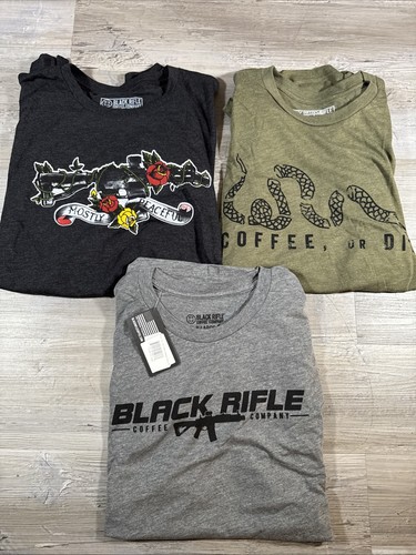 Lot black rifle coffee t - black,