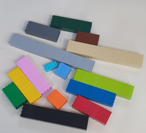 Lego bricks multicoloured - lego,