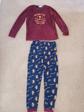 Boys Primark Fleece Harry Potter Pyjamas 14-15 Years