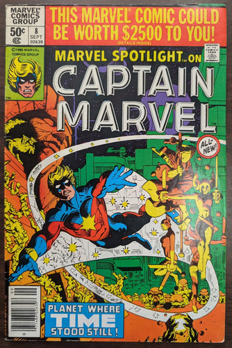 Marvel spotlight captain - marvel, on