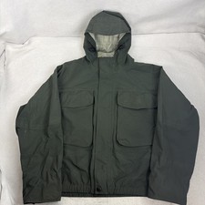 Simms Goretex XCR Fishing Wading Jacket Dark Green Men’s XL