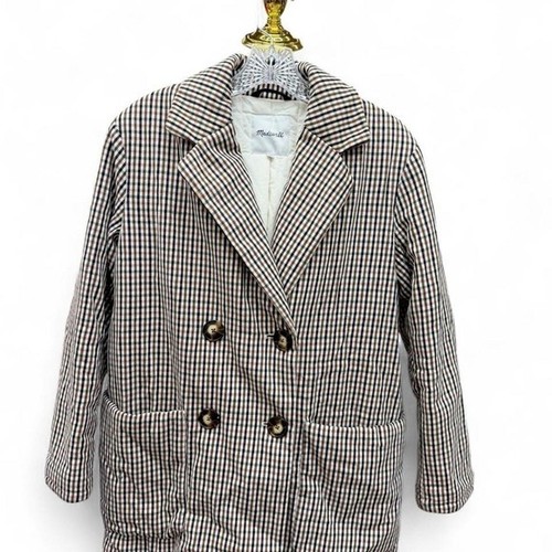 Madewell plaid padded double - plaid,