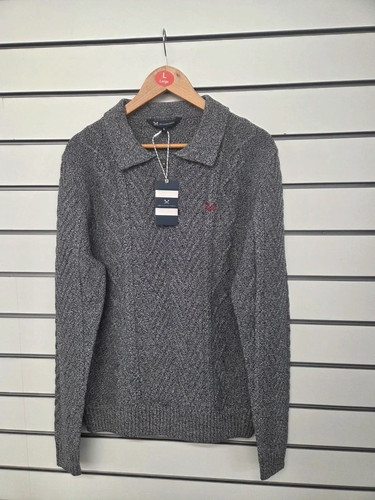 Crew clothing mens grey navy - clothing,