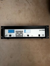 PA system Amplifier: Gemini X4 400W Amp - Used - Collection Only