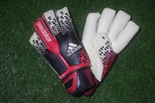 Adidas Predator Pro Fingersaves Black and Pink Goalkeeper Gloves Size 10