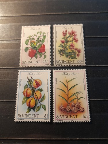 Vincent stamps 1985 - st.vincent, herbs