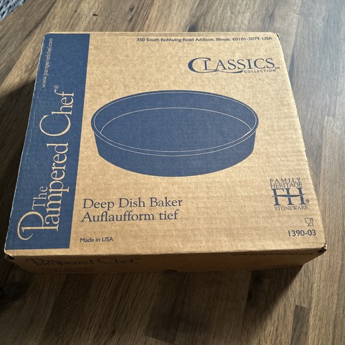 Pampered chef deep dish baker - chef,