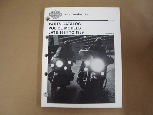 Harley davidson parts book - harley-davidson,