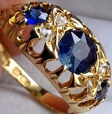 18Ct Gold Ceylon Sapphire