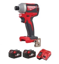 Milwaukee M18BID-402C 18v Brushless 1/4in Hex Impact Driver - 1 Year Guarantee