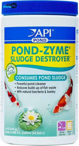Pond zyme sludge destroyer - pond,