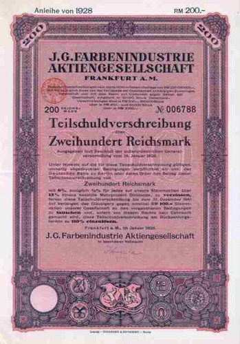 Colours 1928 bayer - i.g.,