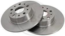 2x Brake disc solid 16583