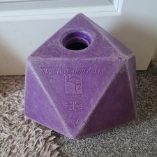 "EQUIOIL" ODDBALL PURPLE 10" BOREDOM BUSTER ~ HORSE TREAT BALL