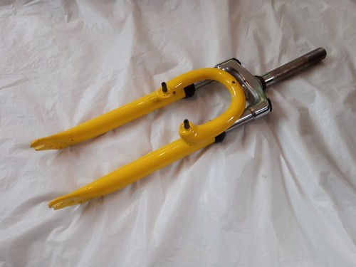 New yellow steel bike - 24",