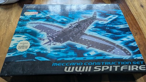 Meccano wwii spitfire boxed - meccano,