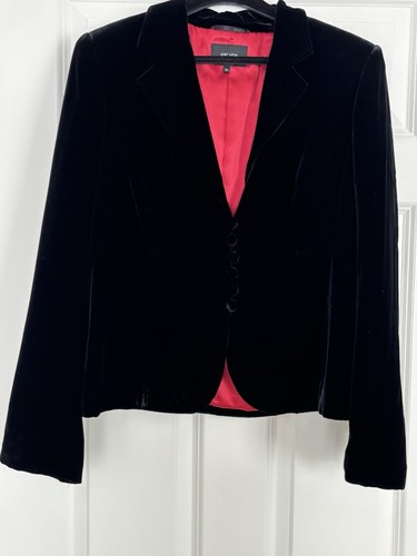 Black velvet jacket size - jacket,