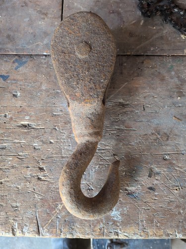 Vintage antique pulley hook - pulley,