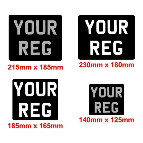 Classic scooter number - scooter, plates