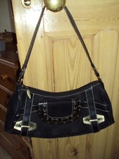 Charlotte Reid Black Floral Print Shoulder Bag